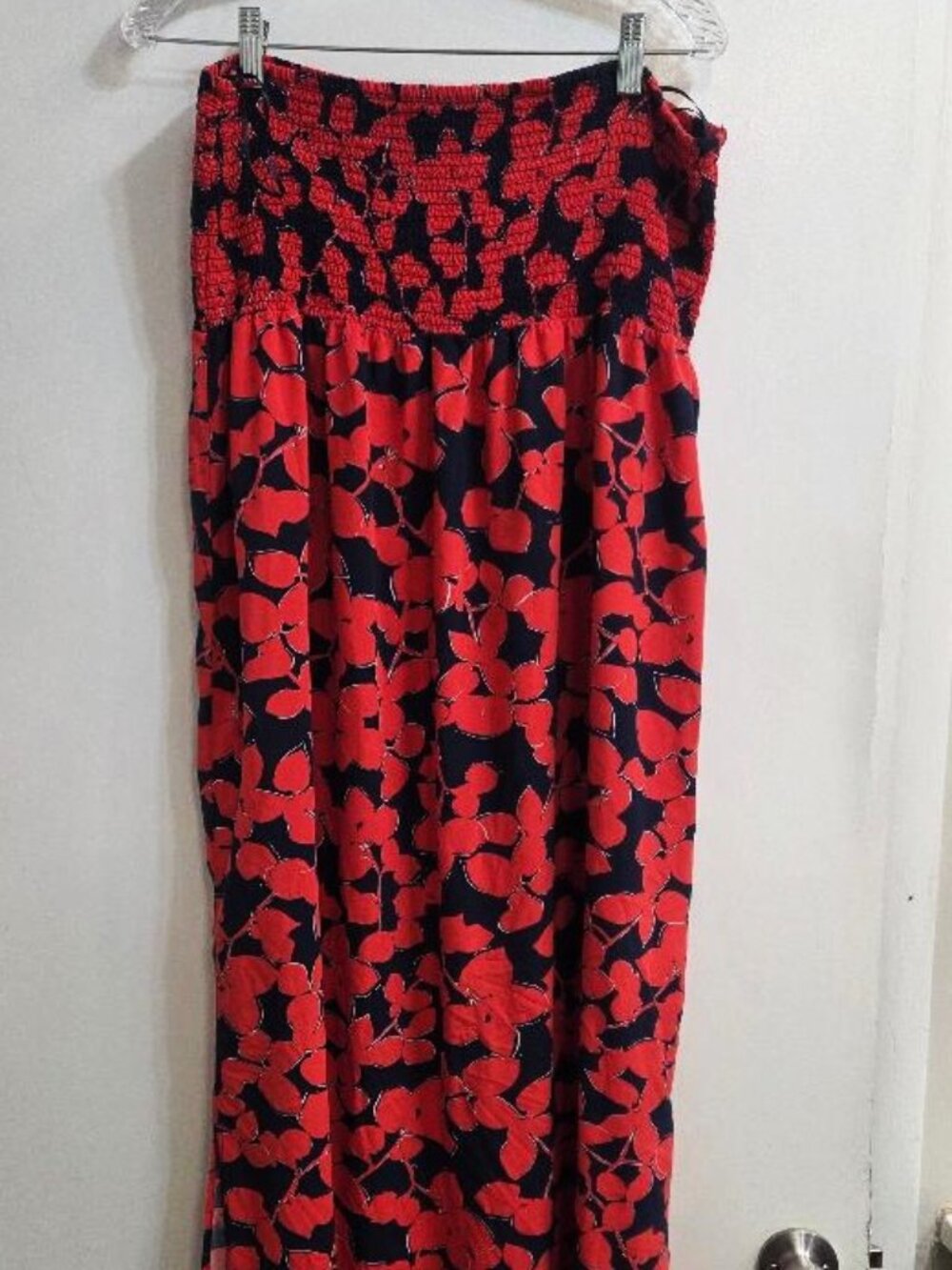 XXL strapless maxi dress JCrew